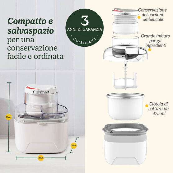 Cuisinart Solo Scoops Gelatiera