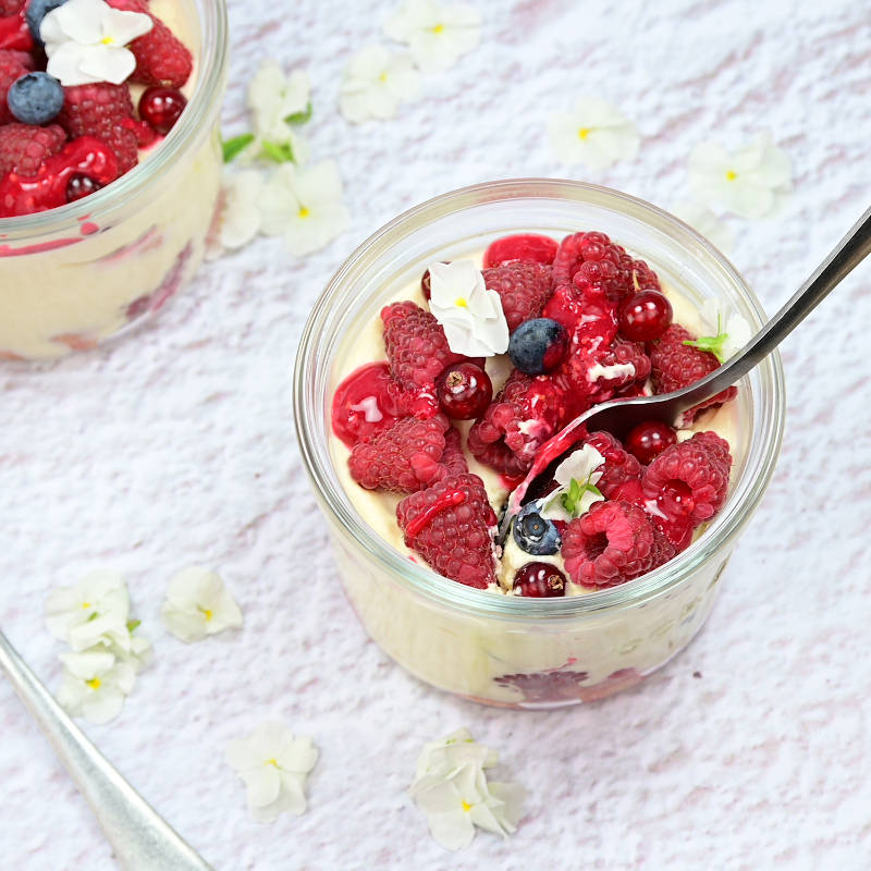 Tiramisù ai frutti rossi