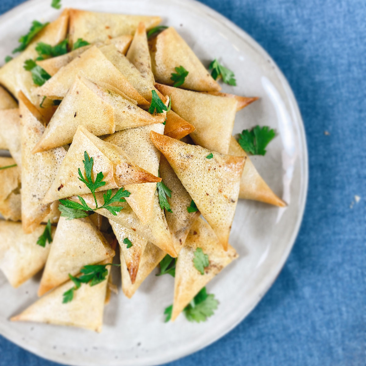 Samosas di pollo piccante