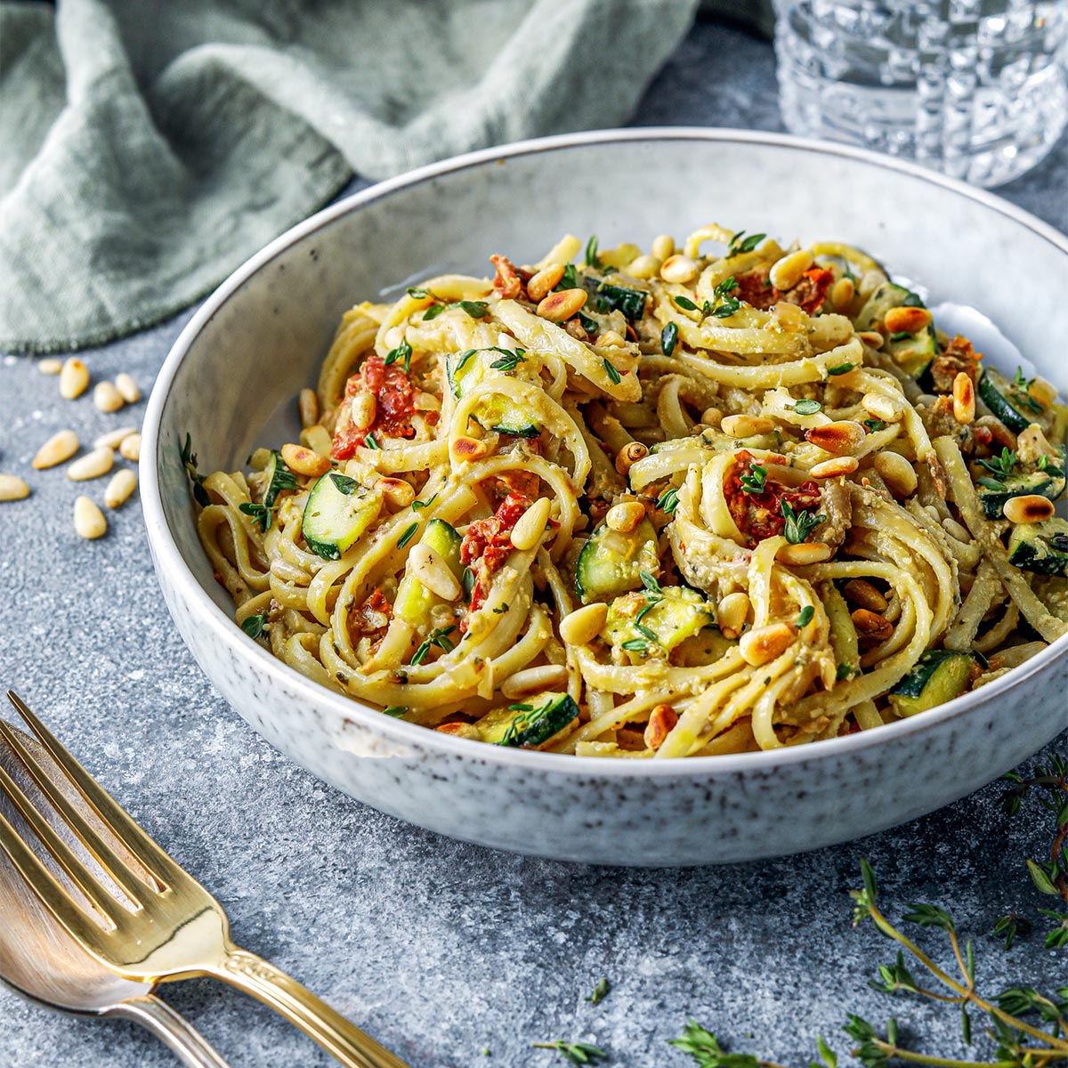 Linguine al pesto di carciofi