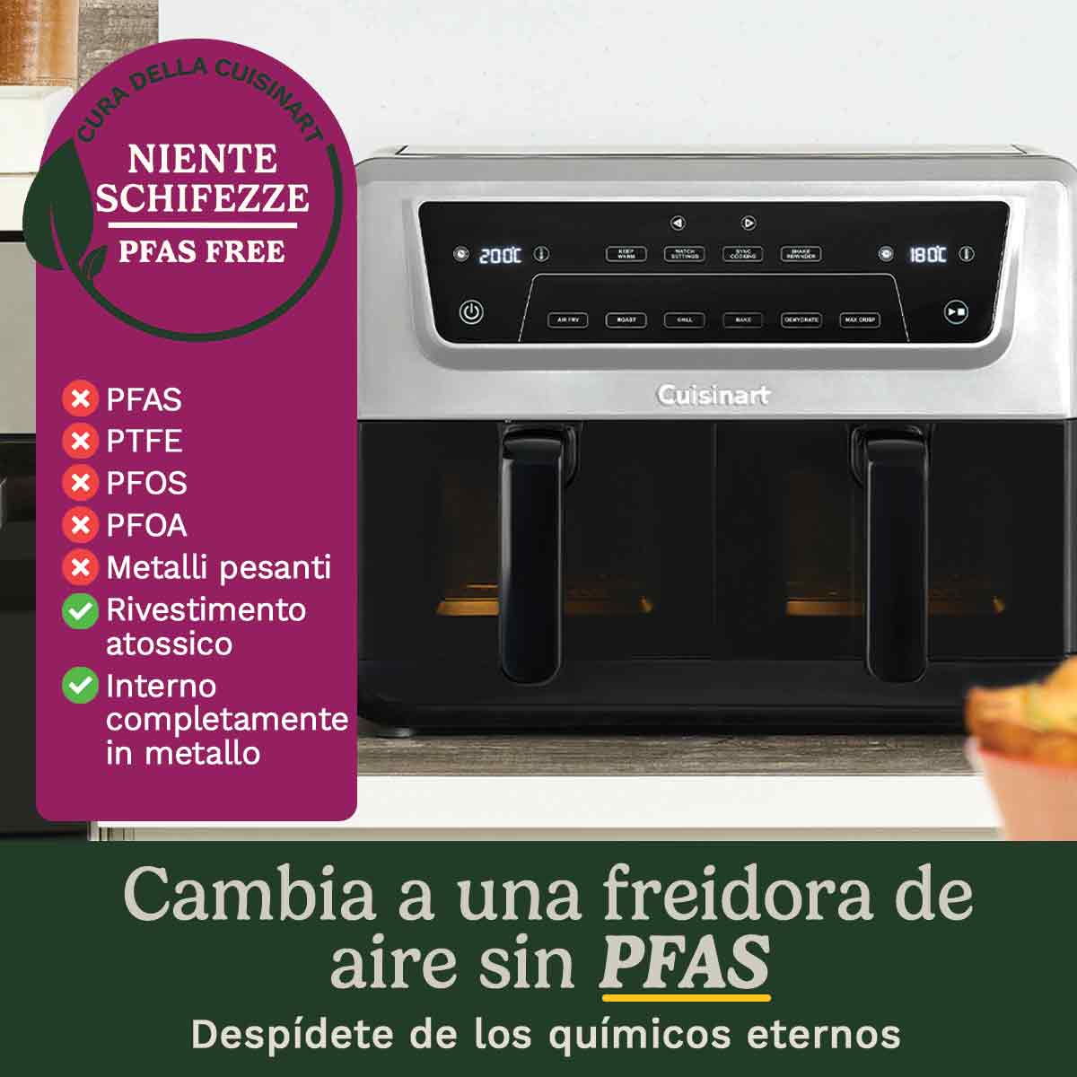 Cuisinart AirTwin Friggitrice ad Aria XXL Zona Doppia