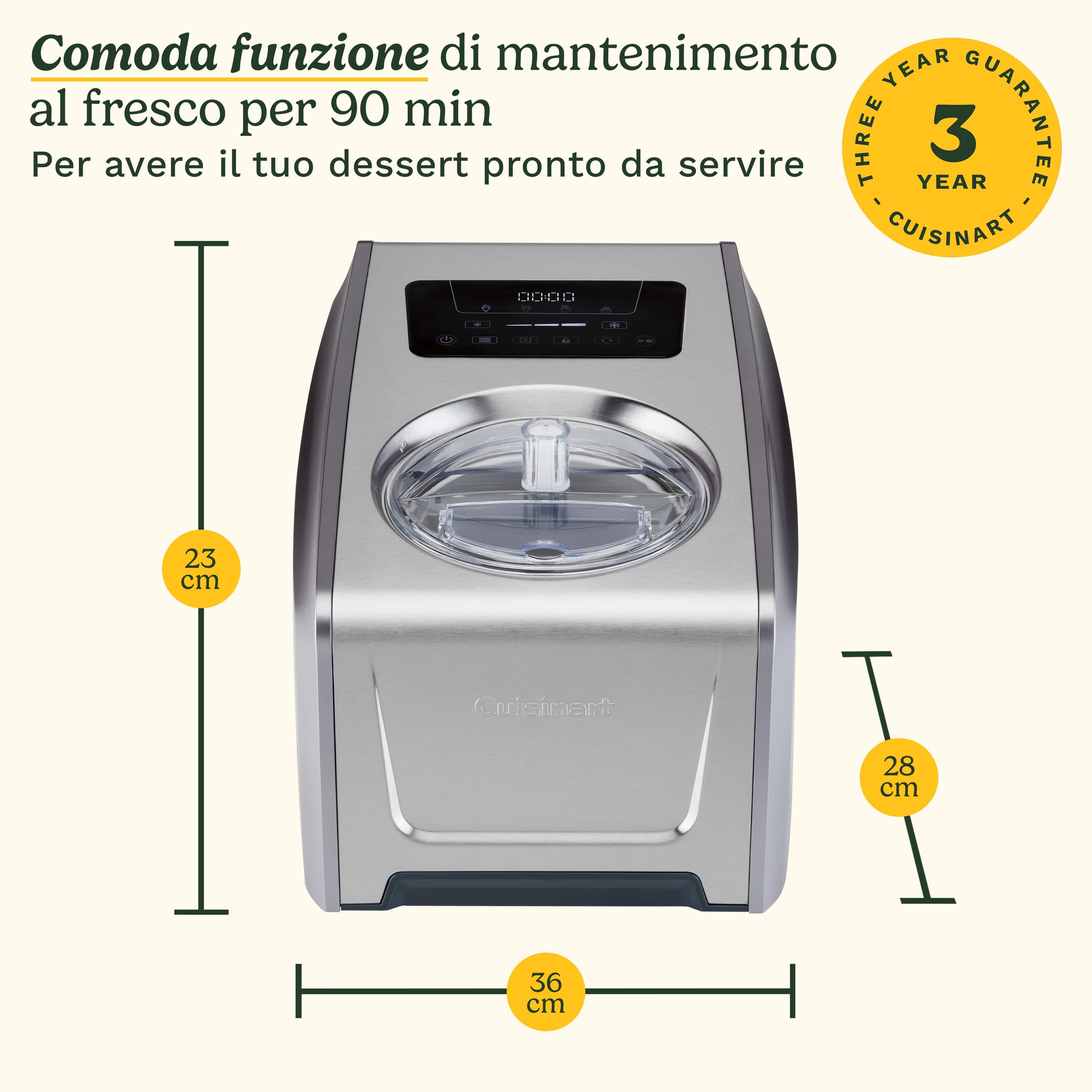 Cuisinart Freeze Ease Pro Gelatiera