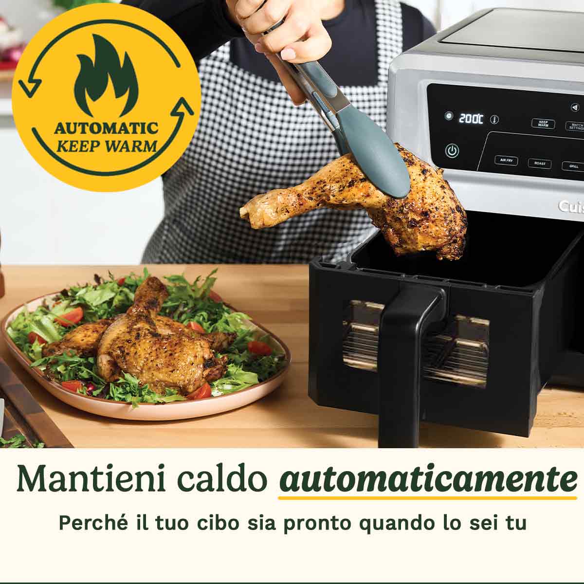 Cuisinart AirTwin Friggitrice ad Aria XXL Zona Doppia